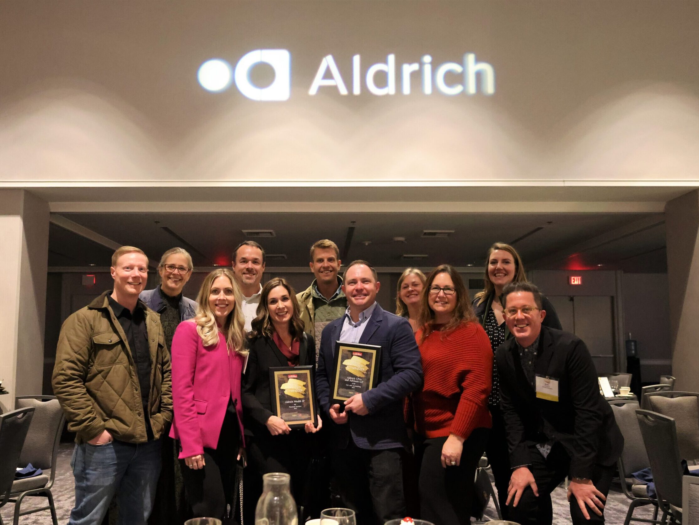 Portland Business Journal Names Aldrich CPAs + Advisors and Aldrich Wealth as 2022 Most Admired Companies