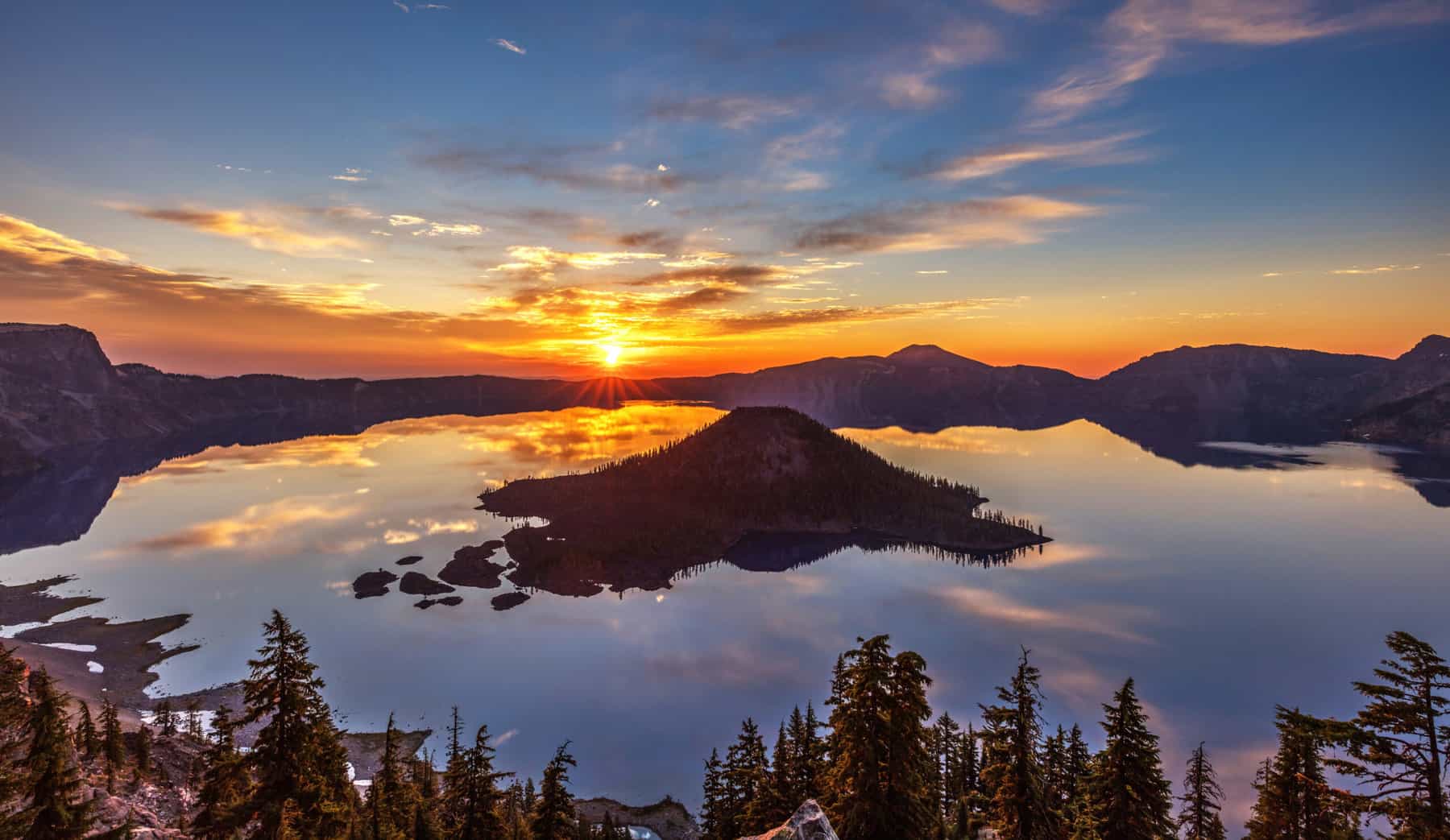 Crater Lake in Oregon, where Jenny Hudson was just named the 2023 recipient of the Stephen M. Tatone Servant Leadership Award