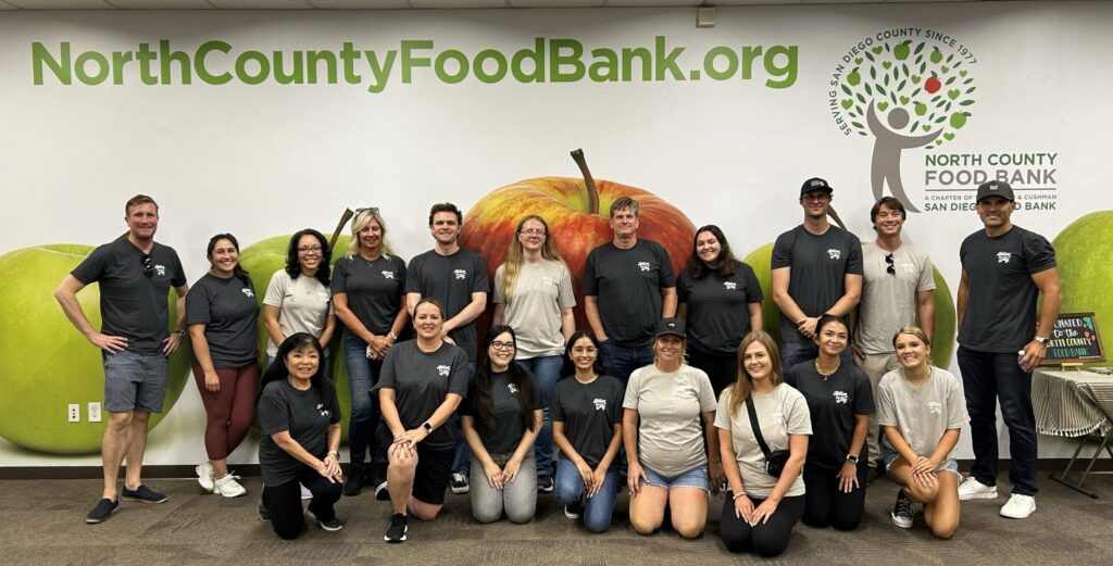 Aldrich employees joined the San Diego Food Bank for Action Day.