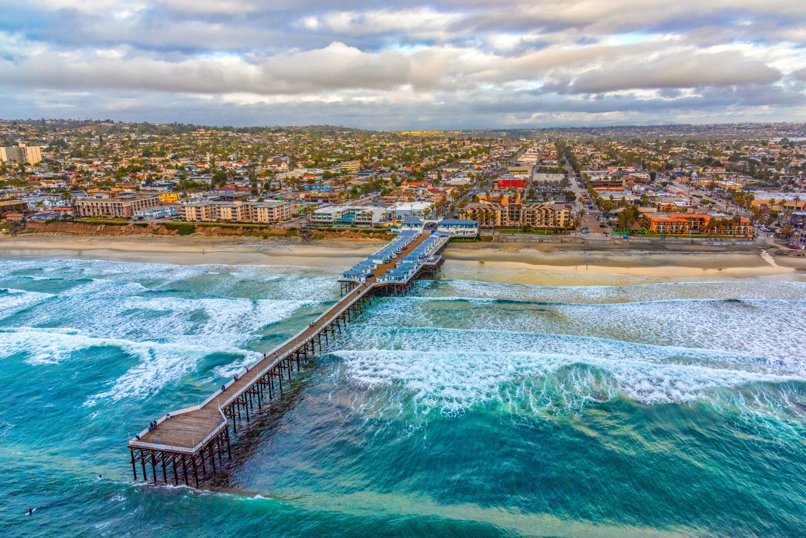 Crystal Pier in San Diego, where three Aldrich women were just named Women of Influence in Finance and Accounting by the San Diego Business Journal