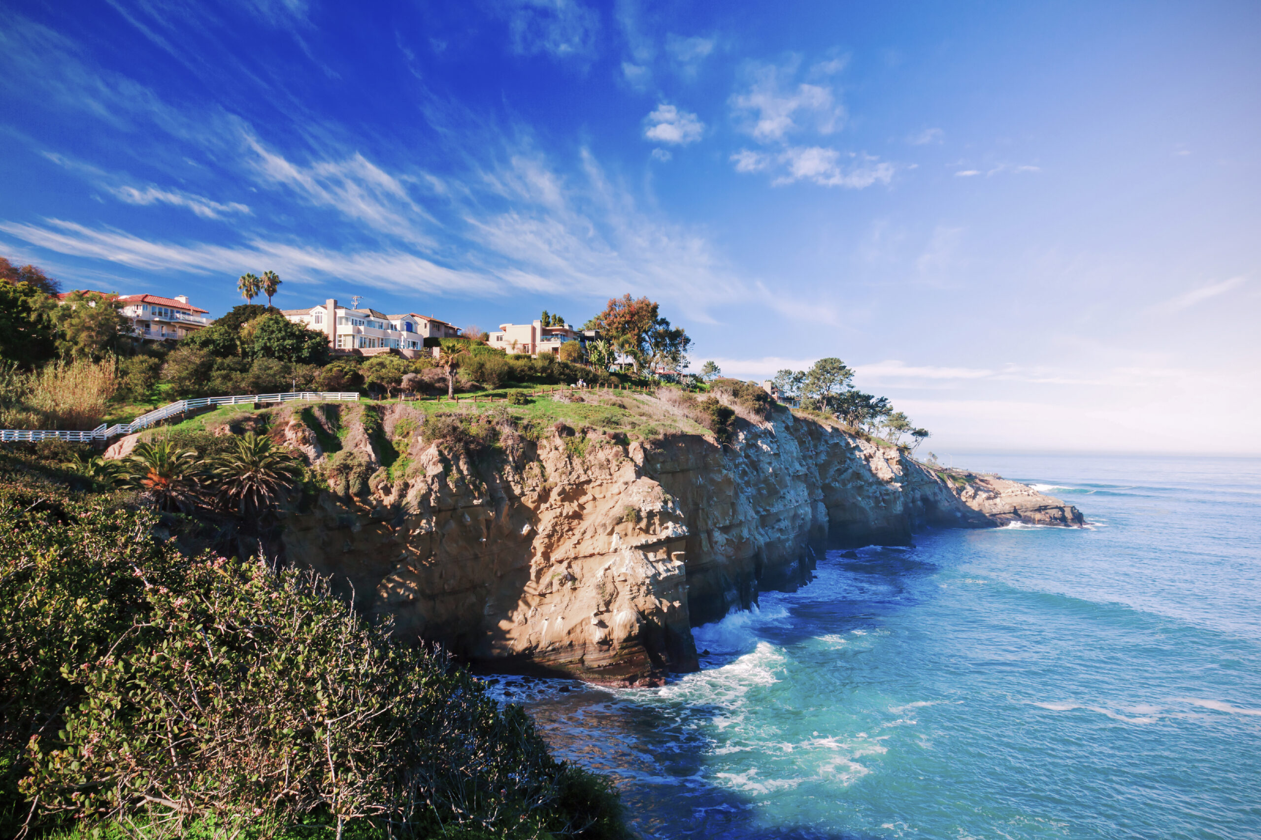 La Jolla coast in San Diego, where Aldrich was just named a Best Place to Work by the San Diego Business Journal.