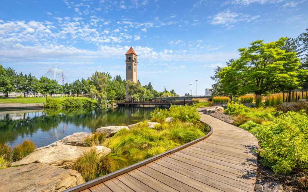 Spokane Waterfront, which is near Aldrich's newest location, following the acquisition of HMA CPA.